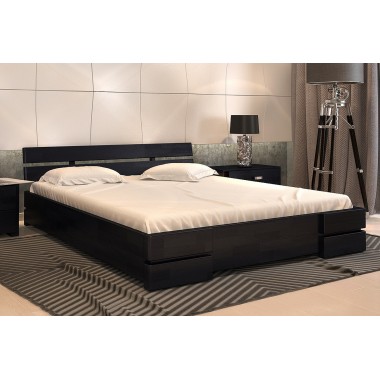 Кровать двуспальная 140x190 Дали Arbor Drev дерево бук Венге