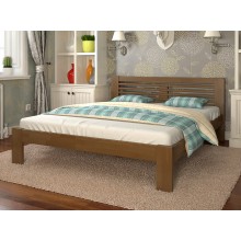 Кровать полуторная 120x200 Шопен Arbor Drev дерево бук Орех