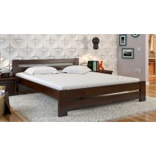 Кровать полуторная 120x200 Симфония Arbor Drev дерево бук Орех Темный