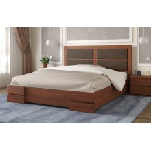 Кровать двуспальная 160x190 Кардинал-1 с подъемным механизмом Arbor Drev дерево бук Орех Кровать двуспальная 160x190 Кардинал-1 с подъемным механизмом Arbor Drev дерево бук Орех