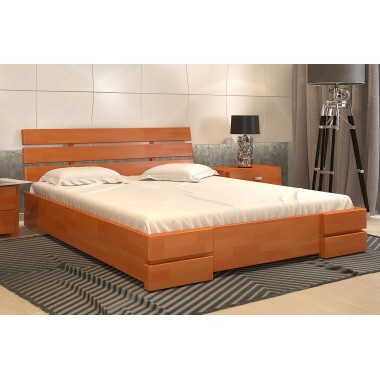 Кровать двуспальная 140x190 Дали Люкс Arbor Drev дерево бук Ольха