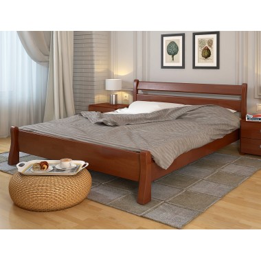 Кровать двуспальная 140x190 Венеция Arbor Drev дерево бук Яблоня