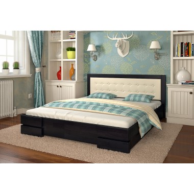 Кровать двуспальная 140x190 Регина Arbor Drev дерево бук Венге