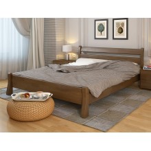 Кровать двуспальная 140x190 Венеция Arbor Drev дерево бук Орех