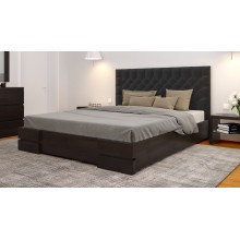Кровать двуспальная 160x190 Камелия Arbor Drev дерево бук Орех Темный Кровать двуспальная 160x190 Камелия Arbor Drev дерево бук Орех Темный