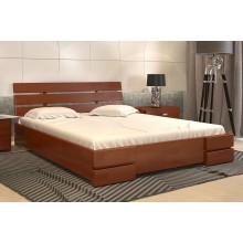 Кровать двуспальная 140x190 Дали Люкс Arbor Drev дерево бук Яблоня