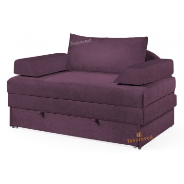 Диван Прямой Лотос-2 160х100 Тахта Жаккард Сиреневый Нэо (25) Киевский Стандарт