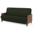 Диван Прямой Книжка бок ДСП 190х95 Велюр Темно-зеленый Флокс (37) Киевский Стандарт