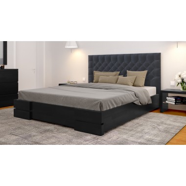 Кровать двуспальная 160x190 Камелия Arbor Drev дерево бук Венге Магия