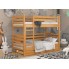 Двухъярусная кровать с Ящиками 90х190 Wellmebely Эрика Трансформер сосна Ольха Л6