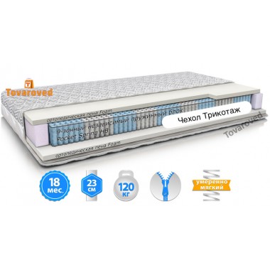 Матрас ортопедический 120х190 Велам MMTech MODEL D