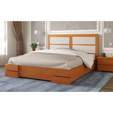 Кровать двуспальная 160x190 Кардинал-1 Arbor Drev дерево сосна Ольха