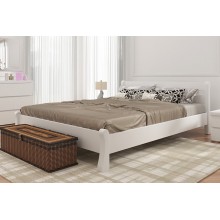 Кровать двуспальная 140x190 Венеция Arbor Drev дерево бук Белый