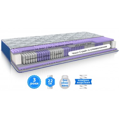 Матрас ортопедический EMM DAMASK Arabeska 90x200 см