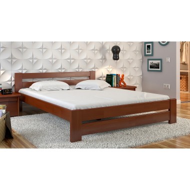 Кровать полуторная 120x200 Симфония Arbor Drev дерево бук Яблоня