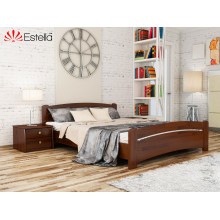 Кровать полуторная деревянная 120х200 Estella Венеция Каштан (Щит-108) Л2.5