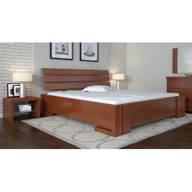 Кровать двуспальная 140x190 Домино Arbor Drev дерево бук Яблоня