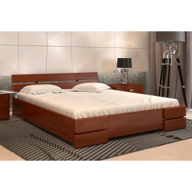 Кровать двуспальная 140x190 Дали Arbor Drev дерево бук Яблоня