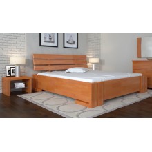 Кровать двуспальная 140x190 Домино Arbor Drev дерево бук Ольха