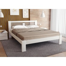 Кровать полуторная 120x200 Шопен Arbor Drev дерево бук Белый