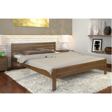Кровать двуспальная 140x190 Роял Arbor Drev дерево бук Орех
