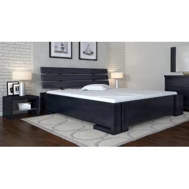 Кровать двуспальная 140x190 Домино Arbor Drev дерево бук Венге