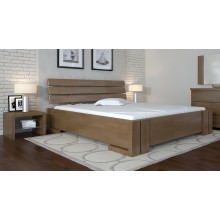 Кровать двуспальная 140x190 Домино Arbor Drev дерево бук Орех
