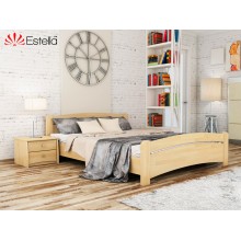 Кровать полуторная деревянная 120х200 Estella Венеция Бук (Щит-102) Л2.5 Кровать полуторная деревянная 120х200 Estella Венеция Бук (Щит-102) Л2.5
