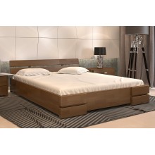 Кровать двуспальная 140x190 Дали Arbor Drev дерево бук Орех