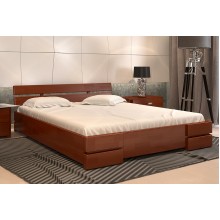 Кровать двуспальная 140x190 Дали Arbor Drev дерево бук Яблоня