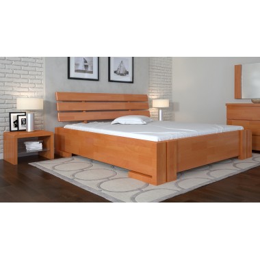 Кровать двуспальная 140x190 Домино Arbor Drev дерево бук Ольха