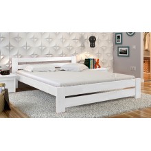Кровать двуспальная 140x190 Симфония Arbor Drev дерево бук Белый