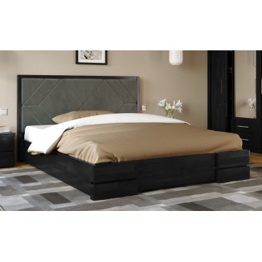 Кровать двуспальная 180x200 Тиффани Arbor Drev дерево сосна Венге